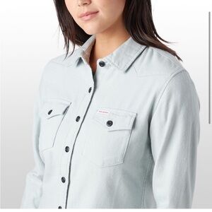 Topo Designs chambray mountain shirt EUC